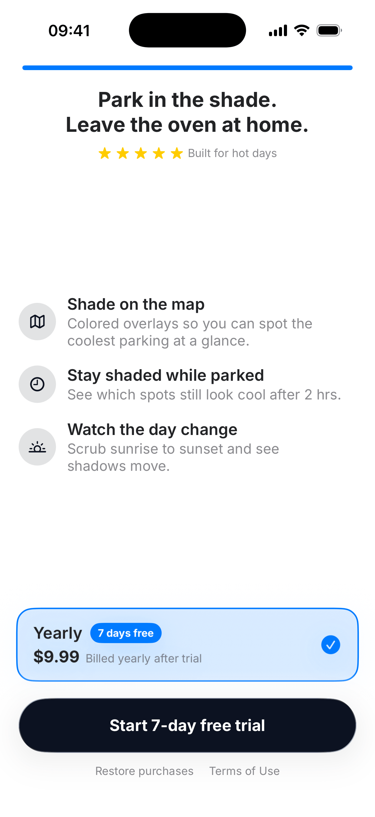Coolpark Pro paywall.